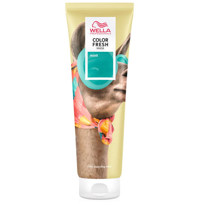 Wella Professionals Color Fresh Masks Silicone Free – Hair Colouring Cream Mask for Women, Mint, 150 ml