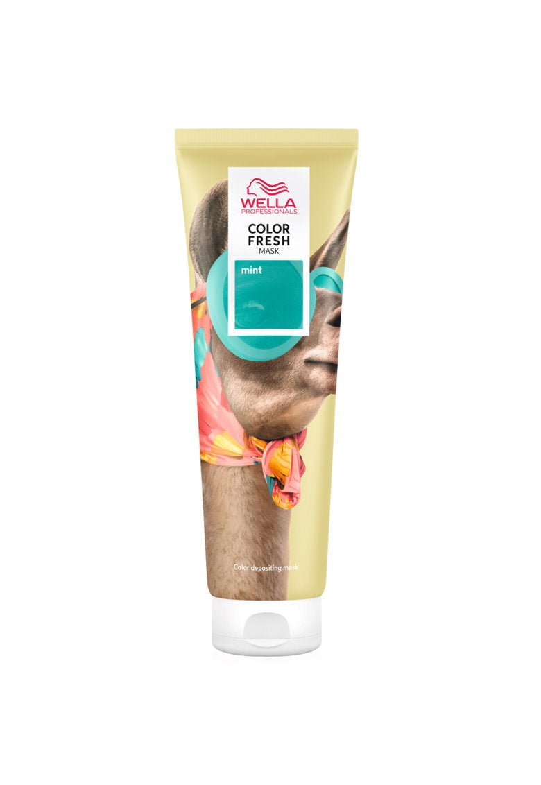 Wella Professionals Color Fresh Masks Silicone Free – Hair Colouring Cream Mask for Women, Mint, 150 ml