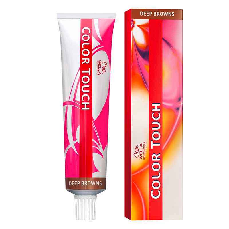 Wella Professionals Color Touch Ammonia-Free – Semi-Permanent Hair Dye for Women, 4/71 Medium Chestnut Ash Brown, 60 ml