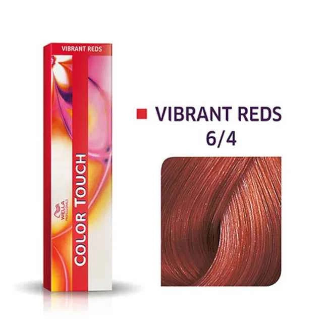 Wella Professionals Color Touch Ammonia-Free – Semi-Permanent Hair Dye for Women, 6/4 Dark Blonde Red, 60 ml