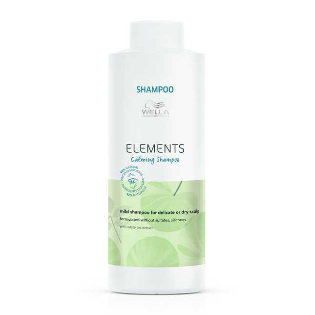 Wella Professionals Elements Calming Silicone Free – Hair Shampoo for Women, For Calming, 1000 ml