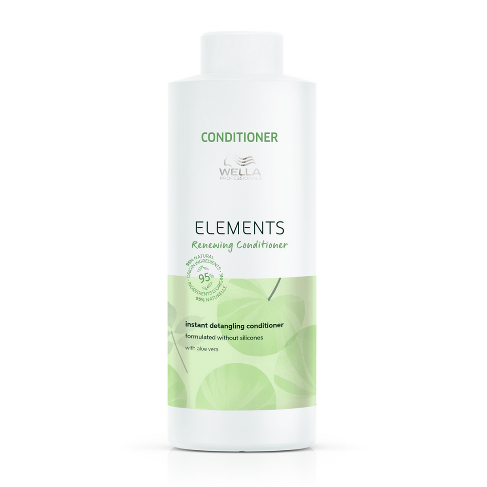 Wella Professionals Elements Renewing Silicone Free – Hair Conditioner for Women, Anti-Frizz, 1000 ml