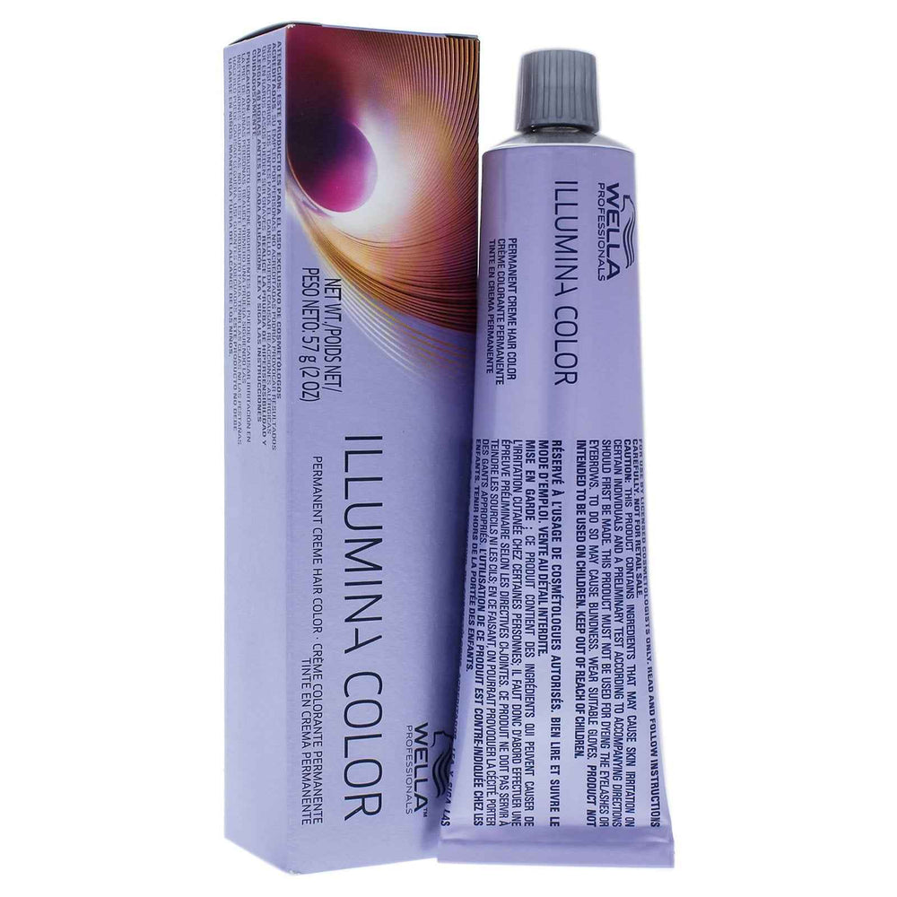 Wella Professionals Illumina Color – Permanent Hair Dye for Women, 8/38 Light Blonde Golden Blue, 60 ml