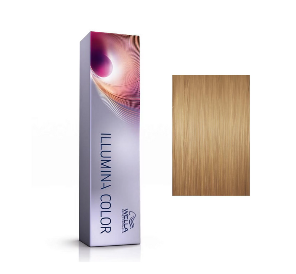 Wella Professionals Illumina Color – Permanent Hair Dye for Women, 9/7 Light Blonde Chestnut, 60 ml