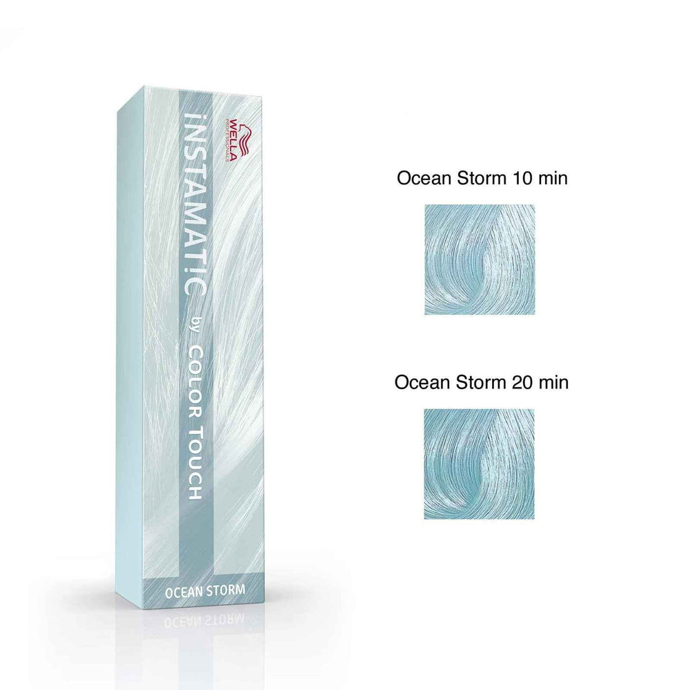 Wella Professionals Instamatic By Color Touch Ammonia-Free – Demi-Permanent Hair Dye for Women, Ocean Storm, 60 ml