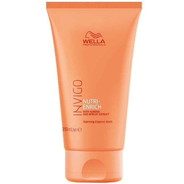 Wella Professionals Invigo Nutri-Enrich Almond And Apricot Extract – Hair Treatment Cream Mask for Women, For Shine & Softness, 150 ml