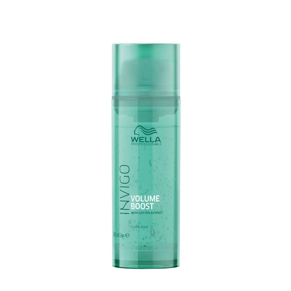 Wella Professionals Invigo Volume Boost Crystal Cotton Extract – Hair Treatment Cream Mask for Women, For Volume, After Shampoo, 145 ml