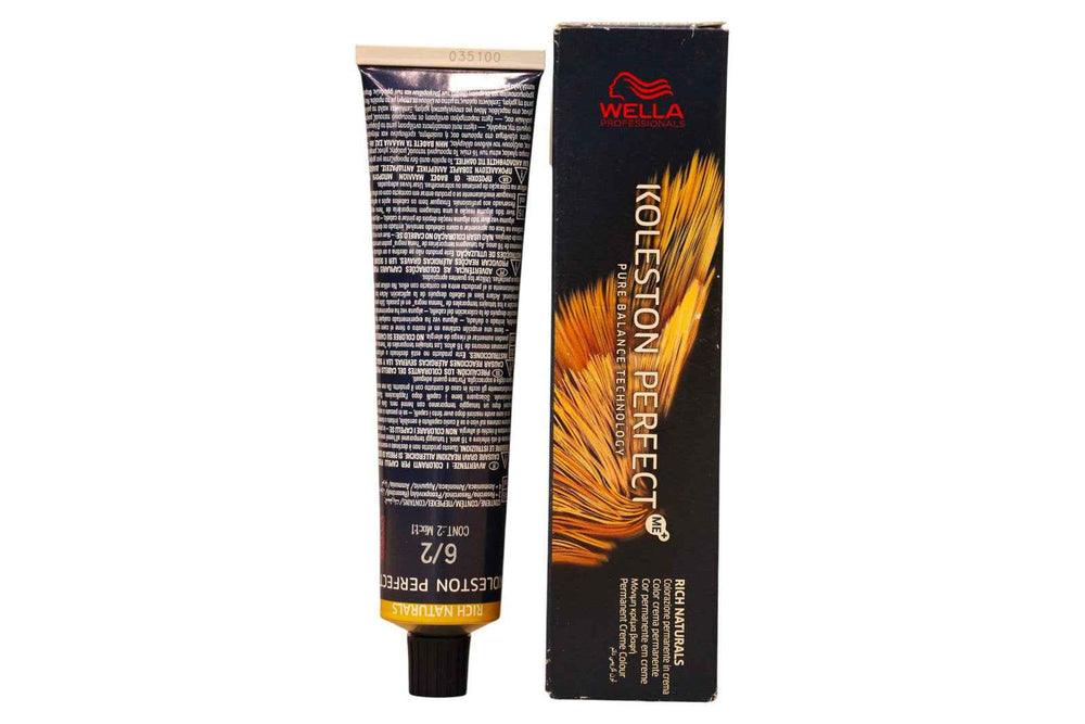 Wella Professionals Koleston Perfect Me+ – Permanent Hair Dye for Women, 6/2 Dark Blonde Matte, 60 ml Tester