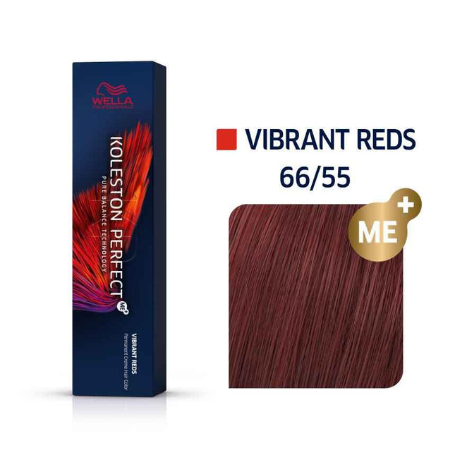 Wella Professionals Koleston Perfect Me+ – Permanent Hair Dye for Women, 66/55 Intense Dark Blonde Mahon, 60 ml