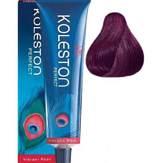 Wella Professionals Koleston Perfect – Permanent Hair Dye for Women, 44/66 Medium Brown Intensive Violet Intensive, 60 ml