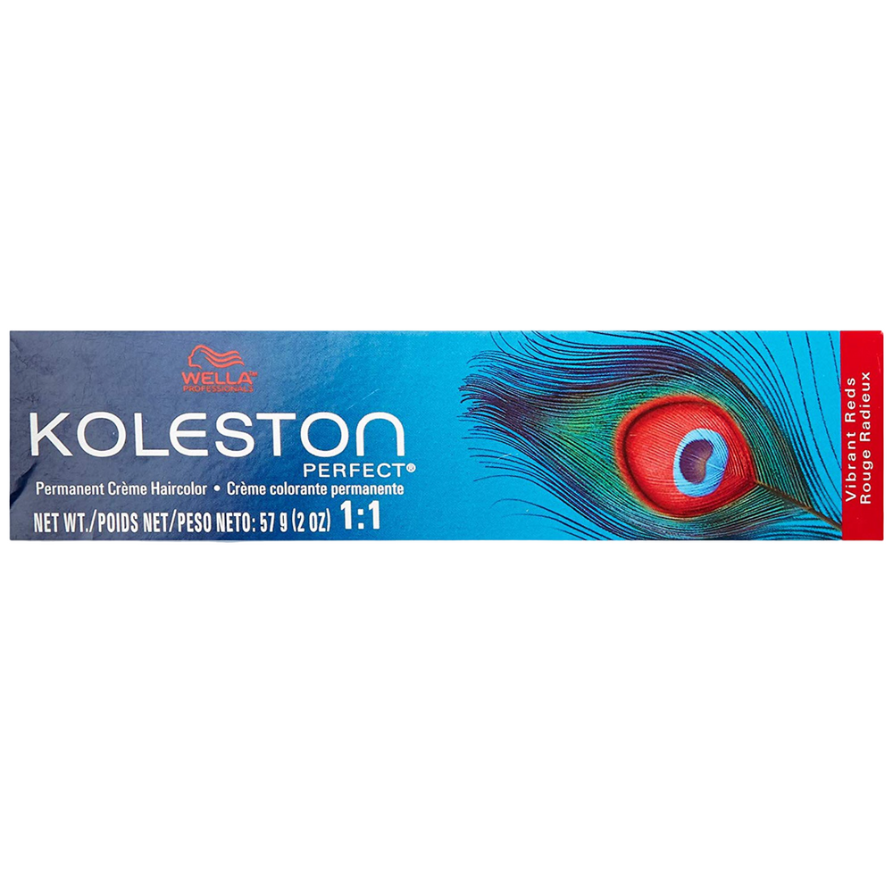 Wella Professionals Koleston Perfect – Permanent Hair Dye for Women, 5/5 Light Brown Red Violet, 60 ml