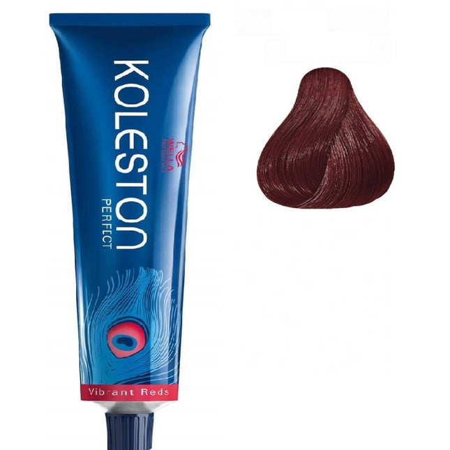 Wella Professionals Koleston Perfect – Permanent Hair Dye for Women, 55/55 Light Brown Intensive Mahogany Intensive, 60 ml