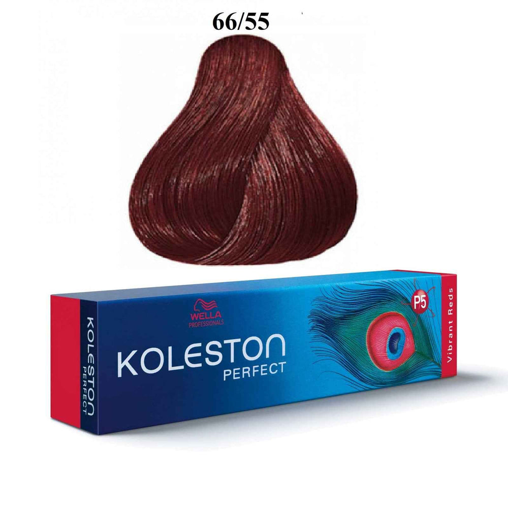 Wella Professionals Koleston Perfect – Permanent Hair Dye for Women, 66/55 Intense Dark Blonde Mahon, 60 ml