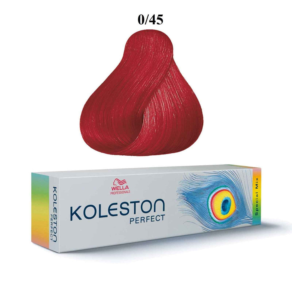 Wella Professionals Koleston Perfect Special Mix – Permanent Hair Dye for Women, 0/45 Red, 60 ml