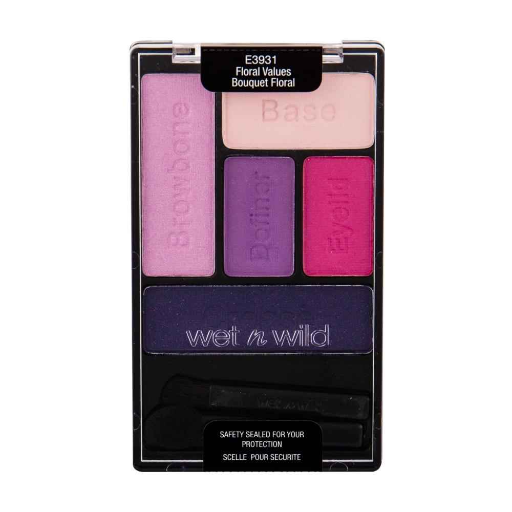 Wet n Wild Color Icon – Eyeshadow Palette for Women, E3931, Floral Values, 5 Shades, 6 g