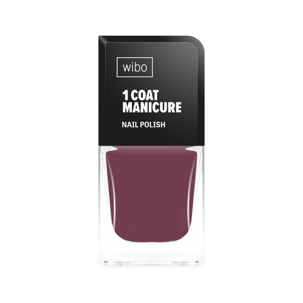 Wibo 1 Coat Manicure Glossy – Nail Polish for Women, 14, 8.5 ml