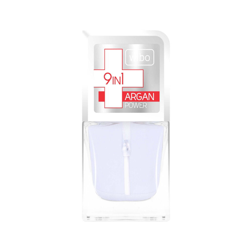 Wibo 9 în 1 Argan Power – Nail Strengthening Lacquer for Women, 8.5 ml