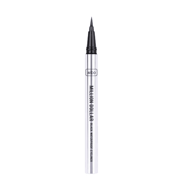 Wibo Million Dollar Waterproof Felt-Tip – Liquid Eyeliner for Women, 1, Black, 0.8 g