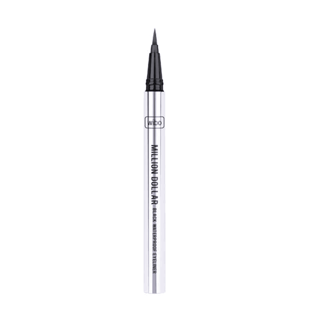 Wibo Million Dollar Waterproof Felt-Tip – Liquid Eyeliner for Women, 1, Black, 0.8 g
