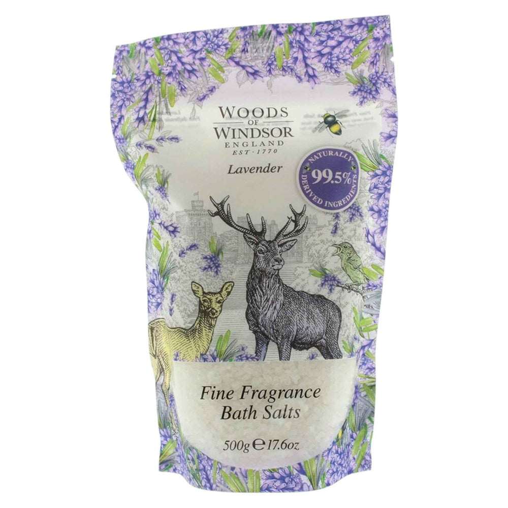 Woods Of Windsor Lavender Natural rejuvenated Lavender – Bath Salt for Women, 500 g