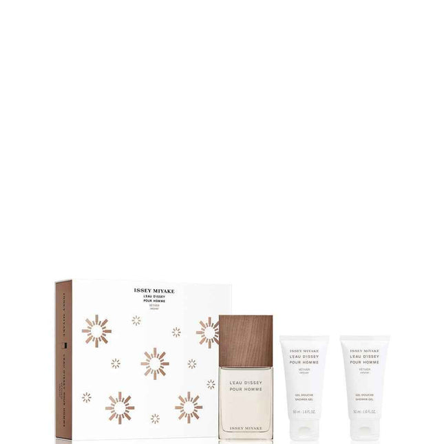 Issey Miyake Xmas 2023 Set Issey Miyake: L'Eau d'Issey Vetiver – Eau de Toilette for Men, 50 ml + L'Eau d'Issey Vetiver, Hydrating, Shower Gel, For All Skin Types, x2 pcs, 50 ml