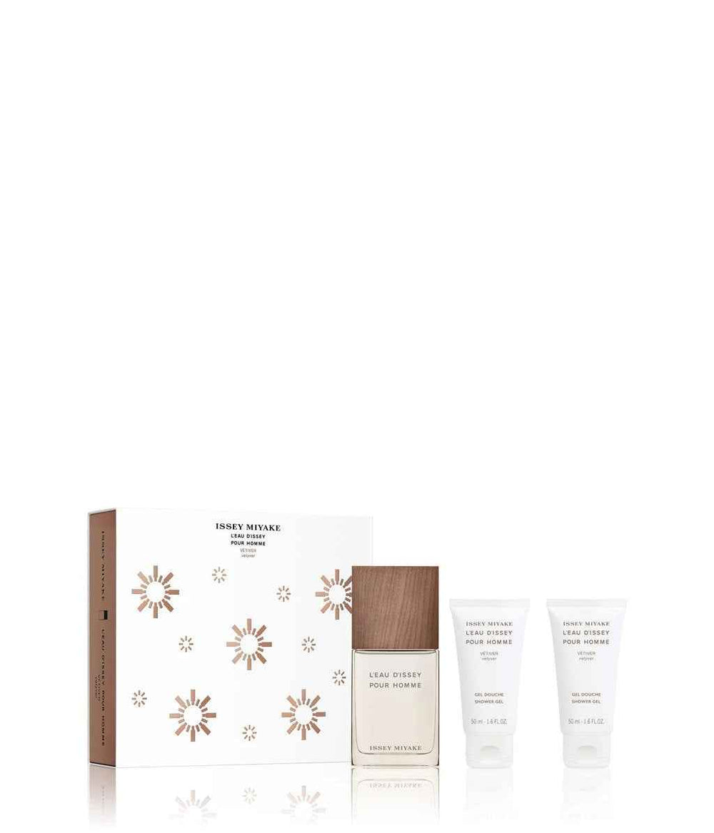 Issey Miyake Xmas 2023 Set Issey Miyake: L'Eau d'Issey Vetiver – Eau de Toilette for Men, 50 ml + L'Eau d'Issey Vetiver, Hydrating, Shower Gel, For All Skin Types, x2 pcs, 50 ml