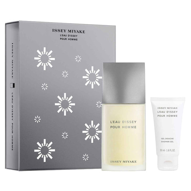 Issey Miyake Xmas Set Set Issey Miyake: L'Eau d'Issey – Eau de Toilette for Men, 75 ml + L'Eau d'Issey, Moisturizing, Shower Gel, For All Skin Types, 50 ml