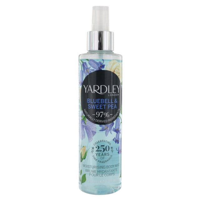 Yardley Bluebell and Sweetpea – Scented Spray for Women, 200 ml