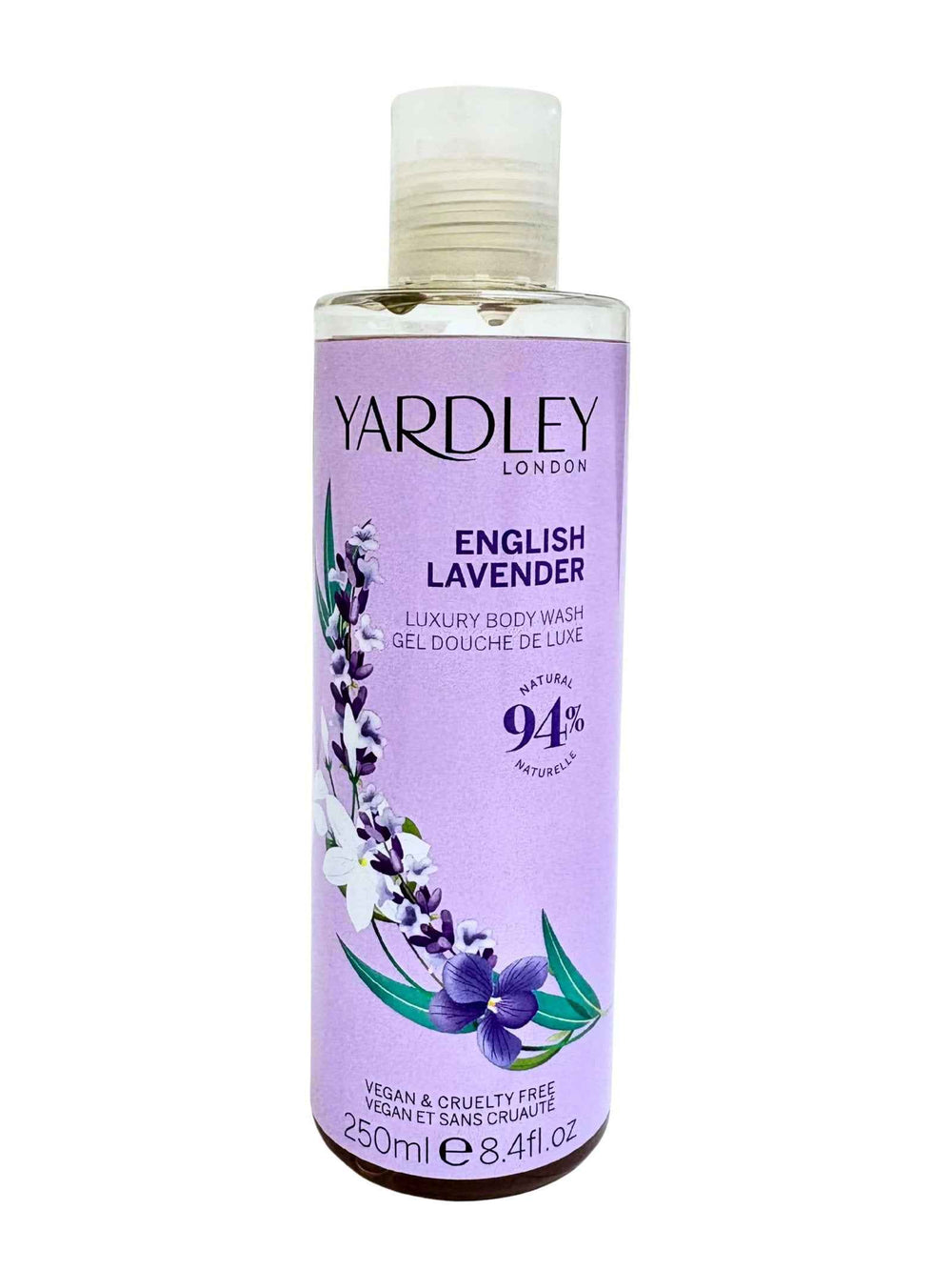 Yardley English Lavender Hydrating – Body Wash for Women, 250 ml