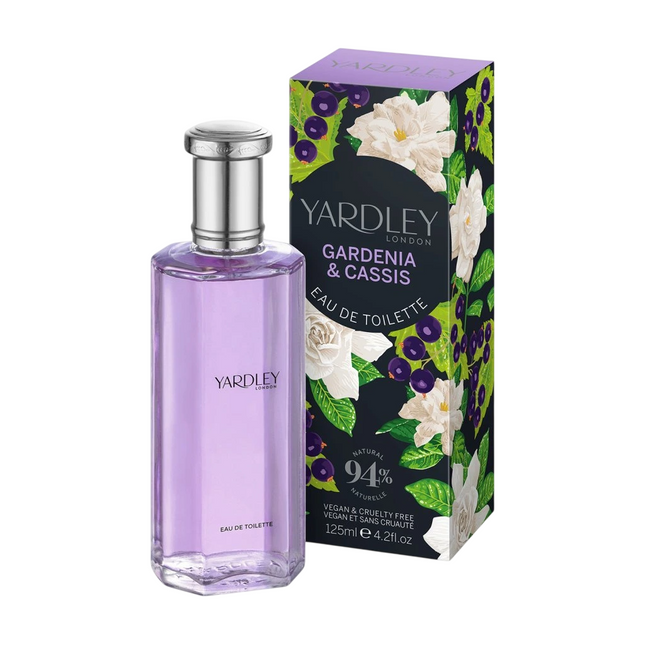Yardley Gardenia & Cassis – Eau de Toilette for Women, 125 ml