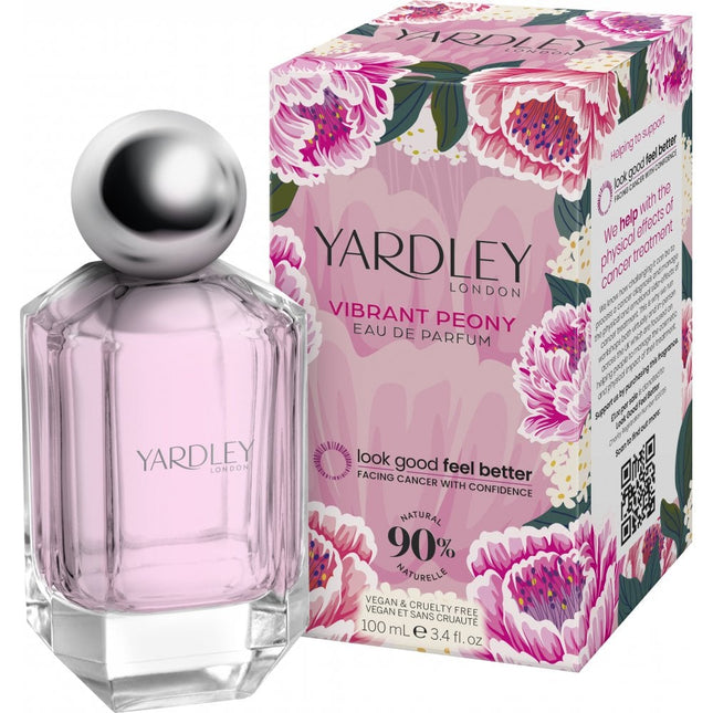Yardley Vibrant Peony – Eau de Parfum for Women, 100 ml