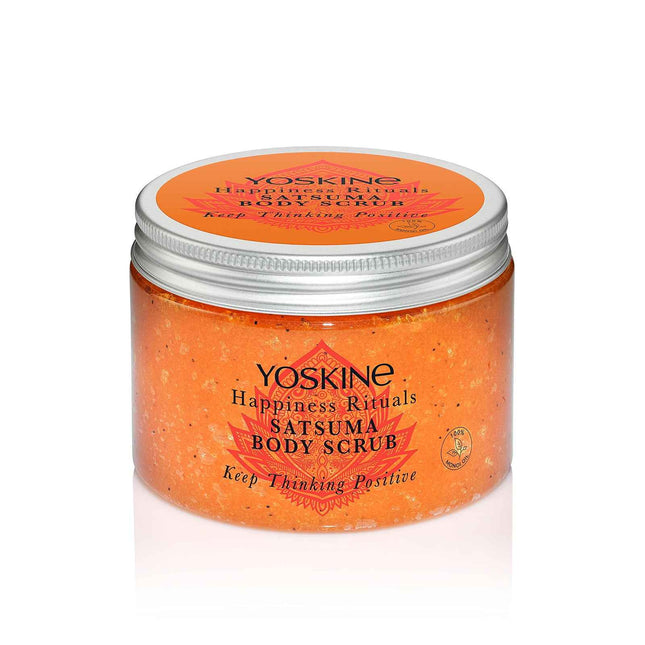 Yoskine Happiness Rituals Satsuma Peeling – Body Scrub for Women, 300 ml