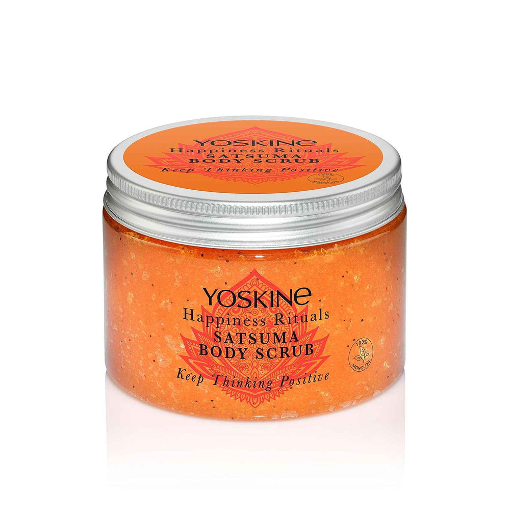Yoskine Happiness Rituals Satsuma Peeling – Body Scrub for Women, 300 ml