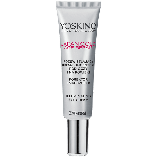 Yoskine Japan Gold Illuminating Day & Night – Eye Cream for Women, 15 ml