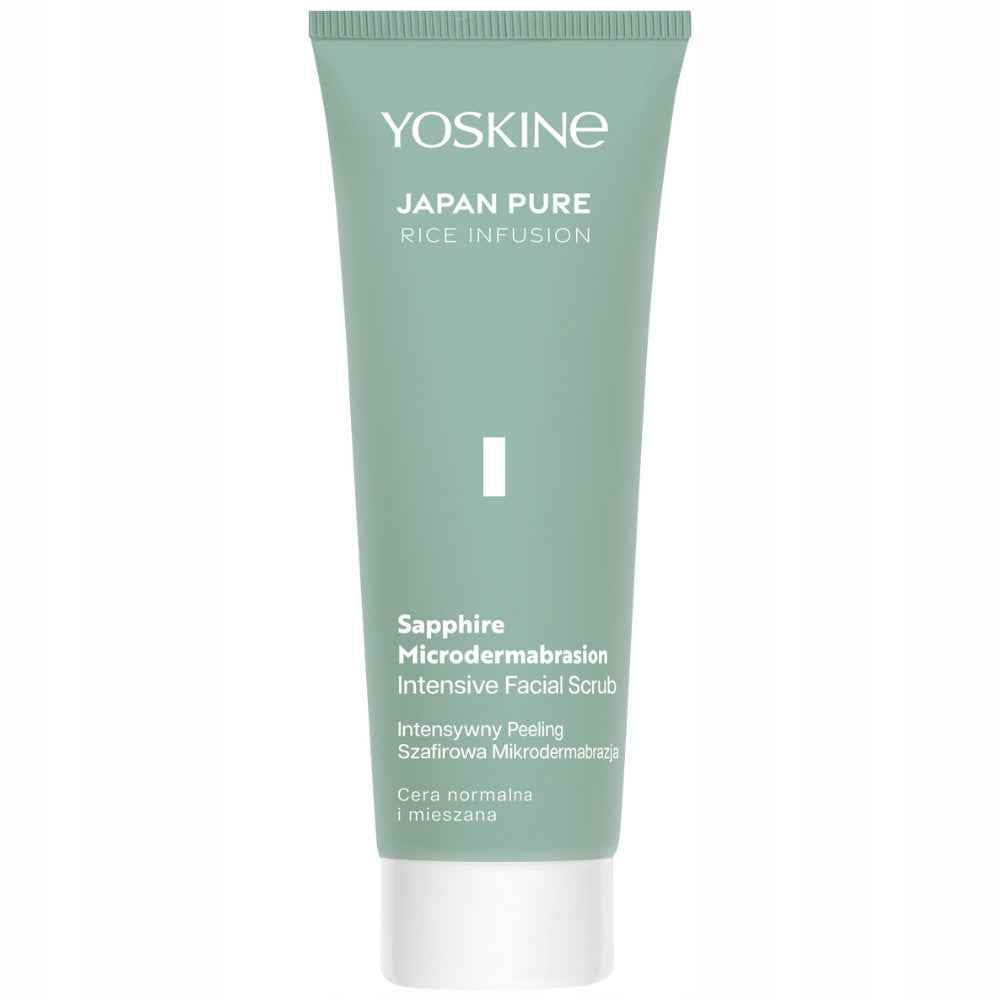 Yoskine Japan Pure Sapphire Microdermabrasion Exfoliating – Cleansing Scrub for Women, Face, 75 ml