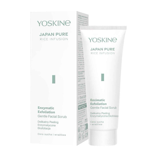 Yoskine Japan Pure Rice Infusion – Exfoliating Scrub for Women, 75 ml