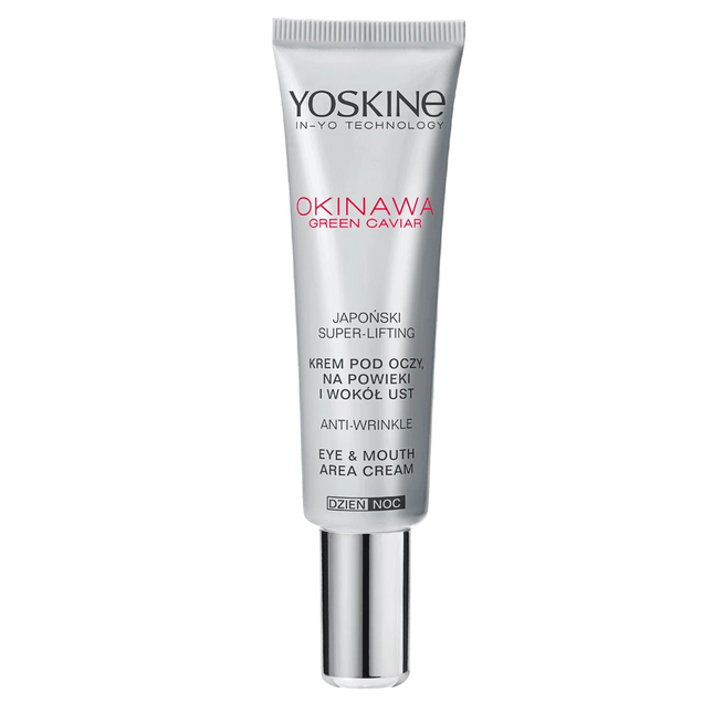 Yoskine Okinawa Green Caviar Anti-Wrinkle Day & Night – Eye Cream for Women, 15 ml