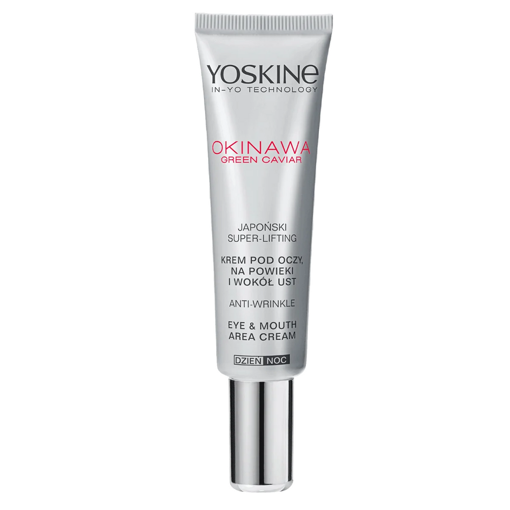 Yoskine Okinawa Green Caviar Anti-Wrinkle Day & Night – Eye Cream for Women, 15 ml