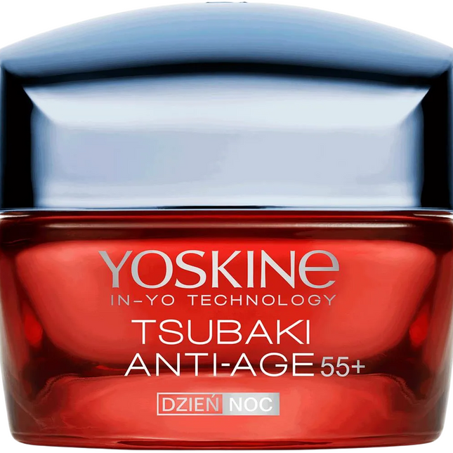 Yoskine Tsubaki 55+ Anti-Aging Day & Night – Cream for Women, Face, 50 ml