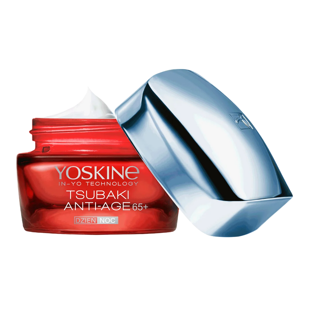 Yoskine Tsubaki 65+ Anti-Aging Day & Night – Cream for Women, Face, 50 ml