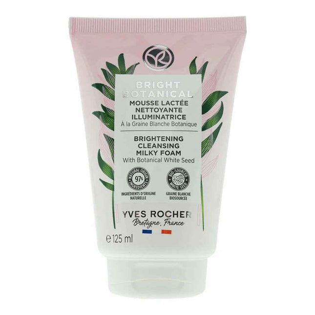 Yves Rocher Bright Botanical Brightening – Cleansing Milk Unisex, For Face, 125 ml