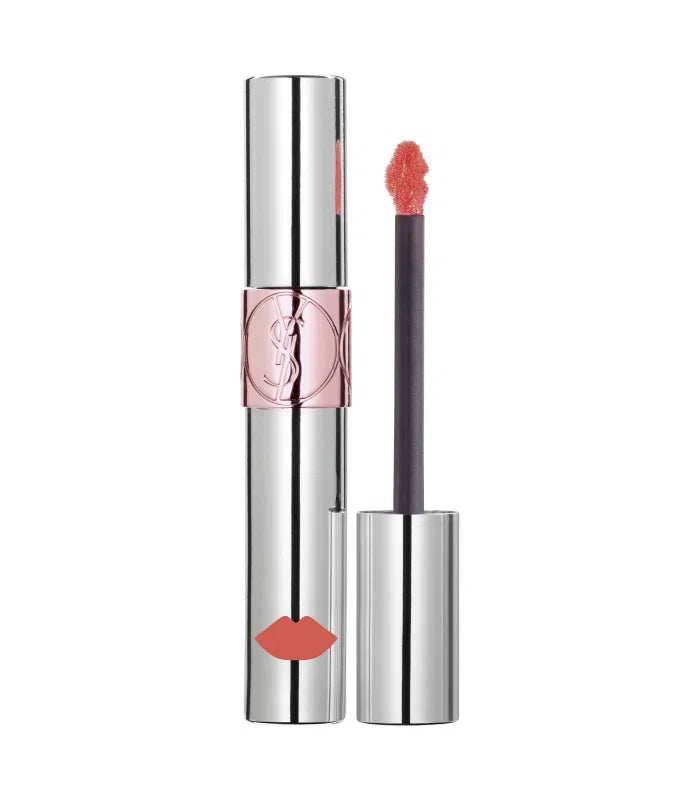 Yves Saint Laurent Volupte Liquid Colour Balm Lasting Care – Lip Balm for Women, 5, Watch Me Orange, 6 ml